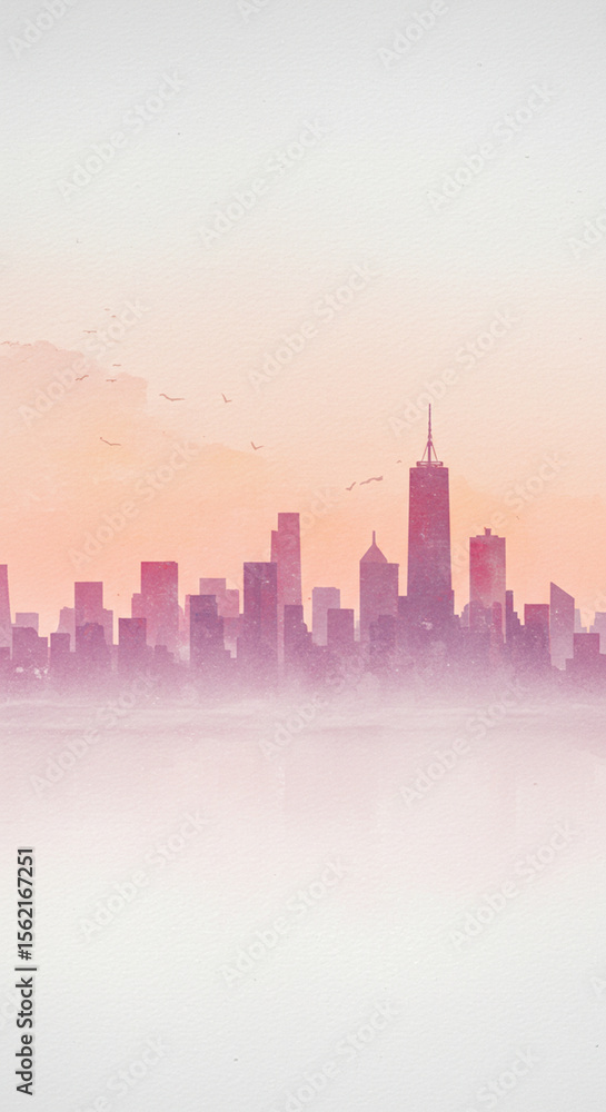 Fototapeta premium seattle skyline at sunset