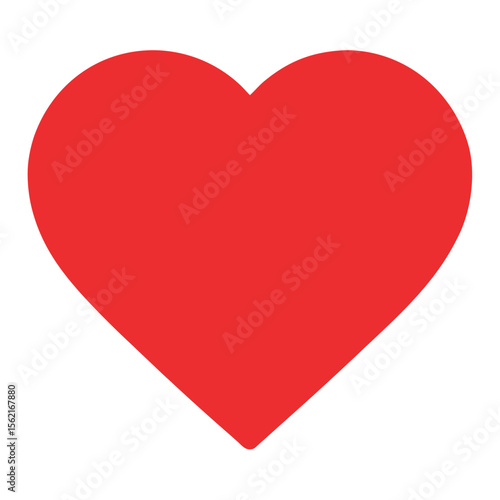 Love Icon Red Heart on Clean Background Free Download Love Icon Red Heart on Clean Background - GFXLoad