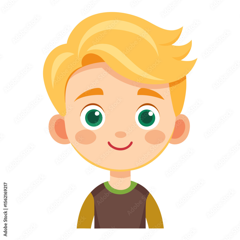 smiling boy, happy blond boy, light skin boy, cheerful child, boy portrait, blond hair child, European boy, cartoon boy, boy face, child character, white background, flat design, boy avatar, boy clipa smiling boy, happy blond boy, light skin boy, cheerful child, boy portrait, blond hair child, European boy, cartoon boy, boy face, child character, white background, flat design, boy avatar, boy clipa