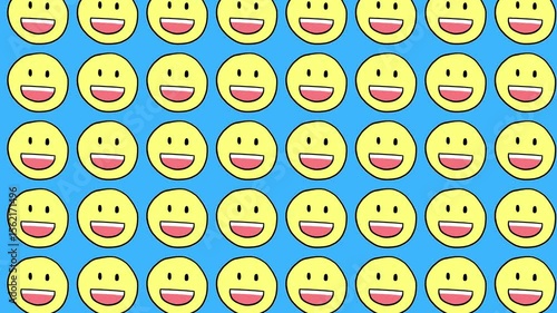 happy emoticon animation