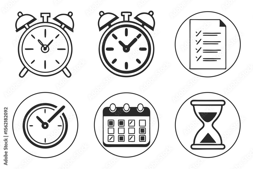 set of clocks set of clocks