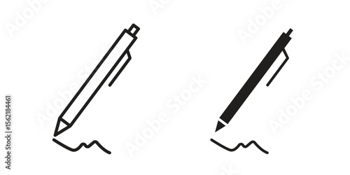Write icon. modern vector symbols set