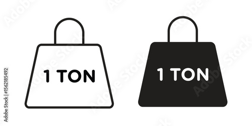 Tonne icon. modern vector symbols set