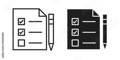 Survey icon. modern vector symbols set