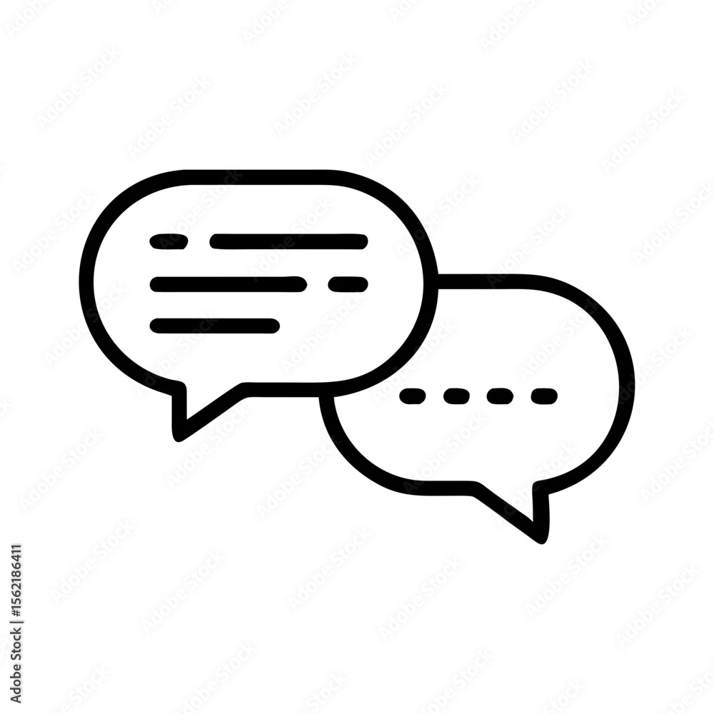chat bubbles icon chat bubbles icon