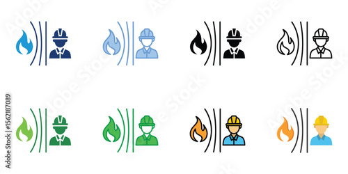 Resilience Icons Set Vector Multiple Style Collection