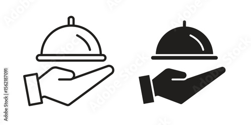 Restaurant Tray icon. modern vector symbols set