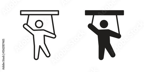 Puppet icon. modern vector symbols set