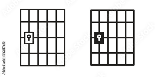 Prison icon. modern vector symbols set