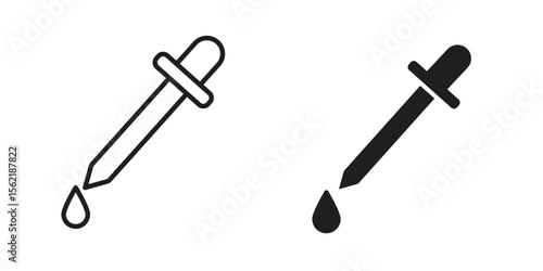 Pipette icon. modern vector symbols set