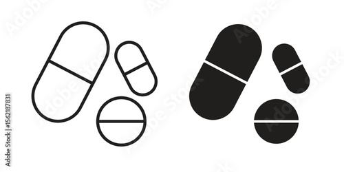 Pills icon. modern vector symbols set
