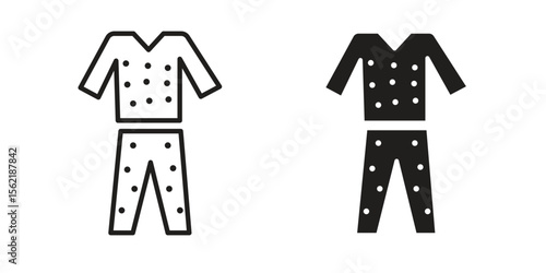 Pijama icon. modern vector symbols set