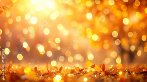 Wallpaper Mural Golden Autumn Leaves Background Image Torontodigital.ca