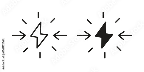 Conflict icon. modern vector symbols set