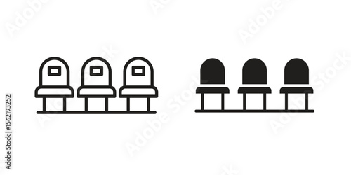 Cinema seat icon. modern vector symbols set