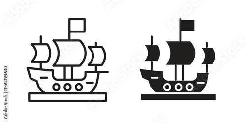 Caravel icon. modern vector symbols set
