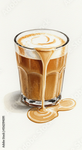 cup of coffee with chocolate