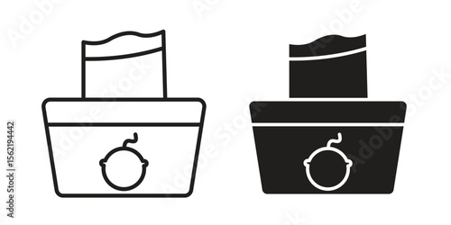 baby wipe icon. modern vector symbols set
