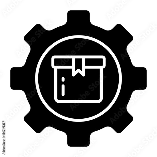 Trendy design icon of parcel management