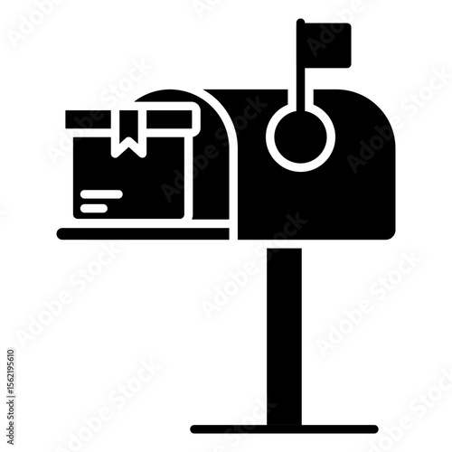 Modern design icon of letterbox
