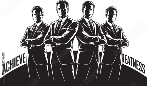 Businessman Corporate Figure Vector design bundle