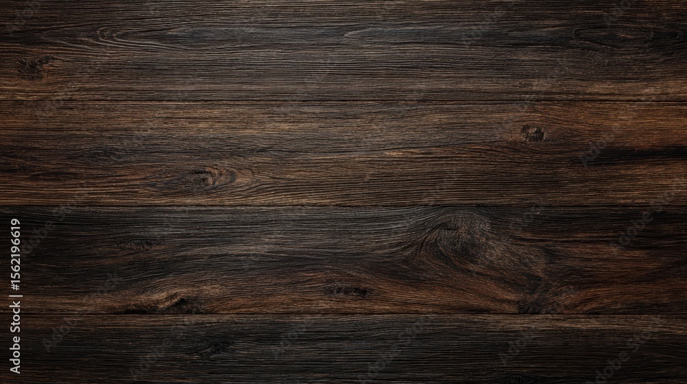 Naklejka premium The elegant dark wooden texture creating a rustic and warm atmosphere.