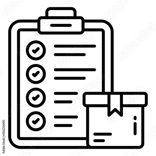 Perfect design icon of logistic list