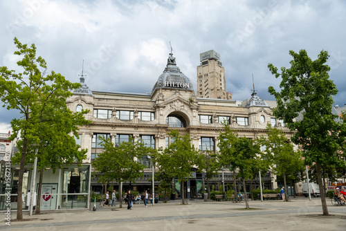 Antwerp, Belgium—June 5, 2025: the Hilton hotel at Antwerp Old Town