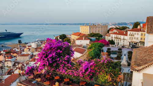 Alfama area in the morning