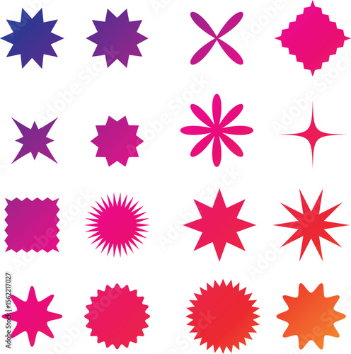 Brutalist abstract geometric shapes and grids. Brutal contemporary figure star oval spiral flower and other primitive elements. Swiss design aesthetic. Bauhaus memphis design.