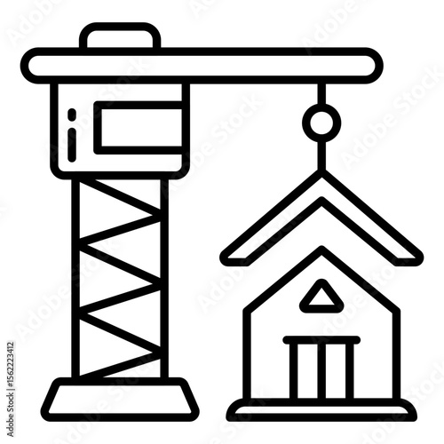 Perfect design icon of building construction