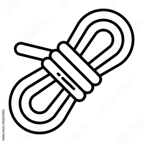 Modern design icon of rope