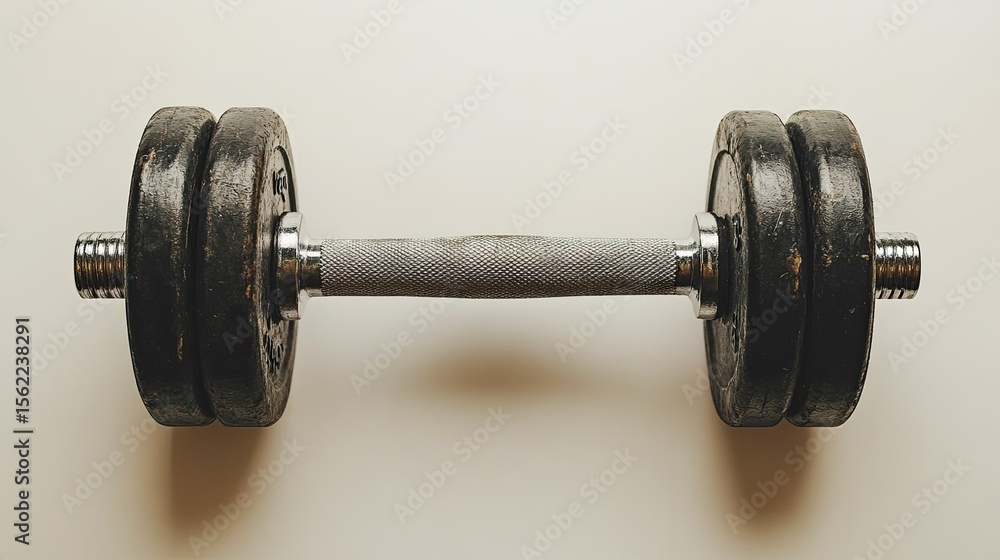 Fototapeta premium Fitness goals on a white background, perfect for wellness, motivation, and health-related visuals.