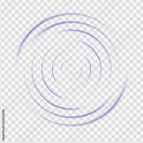 Wifi wave light effect. Png Radar sensor, beep technology, digital sign. Png Transparent neon circle symbol. wireless internet connection. Radar or sonar with wireless technology emitting