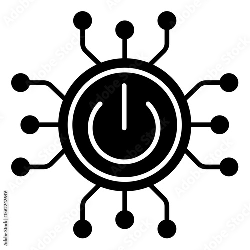 An icon design of shutdown