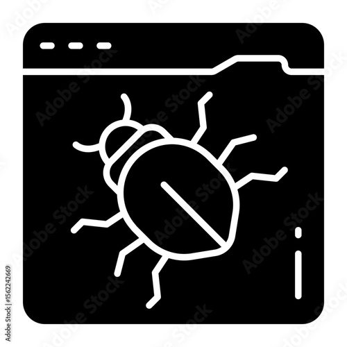 Perfect design icon of web bug