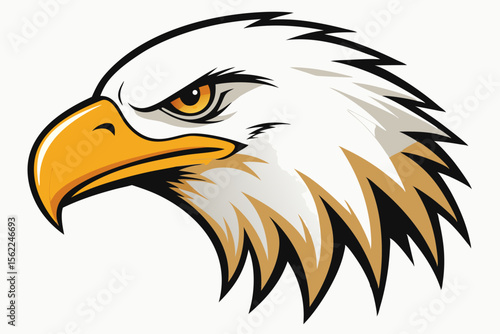 Stylized Eagle Head Profile bird