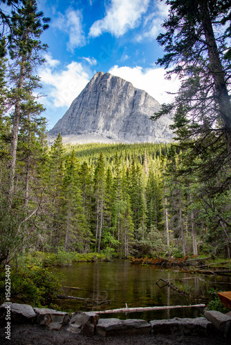 Wallpaper Mural Mountain over like in Bnaff, Canada Torontodigital.ca