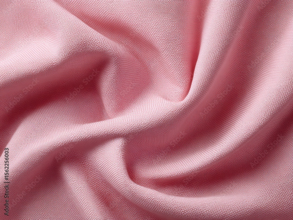 Soft pink fabric texture with smooth folds, perfect for background or design projects showcasing elegance. Soft pink fabric texture with smooth folds, perfect for background or design projects showcasing elegance.