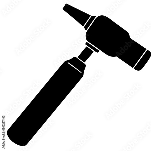 Creative Otoscope Vector Illustration | Medical Device Icon for Ear Examination, ENT Tools, and Healthcare Design