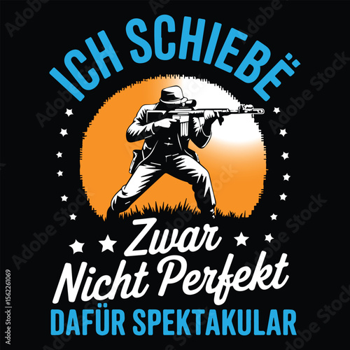 Ich schiebezwar nicht perfekt Graphic design for Baithlon lovers