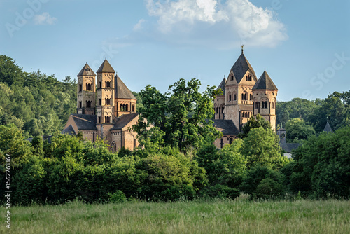 Maria Laach Abbey Church, Romanesque church in the Rhineland, Germany