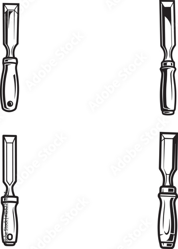 Chisel Silhouettes