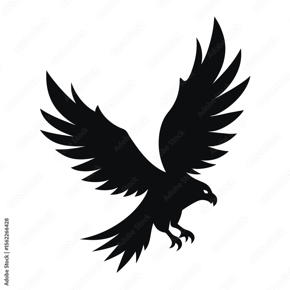 Fototapeta premium Majestic Eagle Silhouette