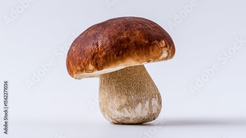 The elegant mushroom showcasing its natural beauty against a clean background.