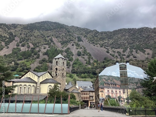 Scenic View of Plaça del Poble in Andorra la Vella