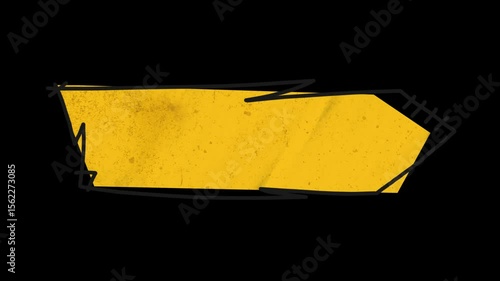 Grunge Comic-Style Lower Thirds On Alpha