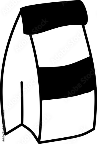Standing Coffee Bag Vector