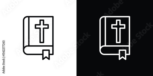 Bible icon vector, Symbol, logo illustrations