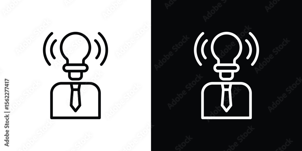 Obraz premium Brand awareness icon vector, Symbol, logo illustrations